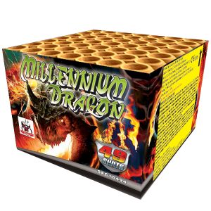 Πυροτεχνήματα 49 βολών SFC16494 | Millennium Dragon, εναέριες βολές
