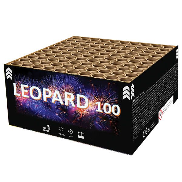 Πυροτεχνήματα Leopard 100 εναέριων βολών Hi Quality