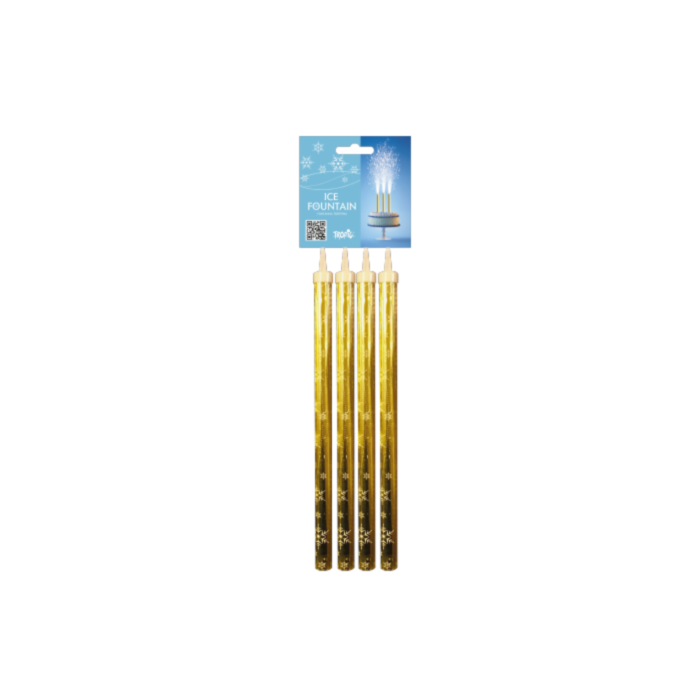 Επιτραπέζιο συντριβάνι πυρσός τούρτας TF1 XL 27cm (90 δευτερόλεπτα) 4 τεμάχια rambo-gr