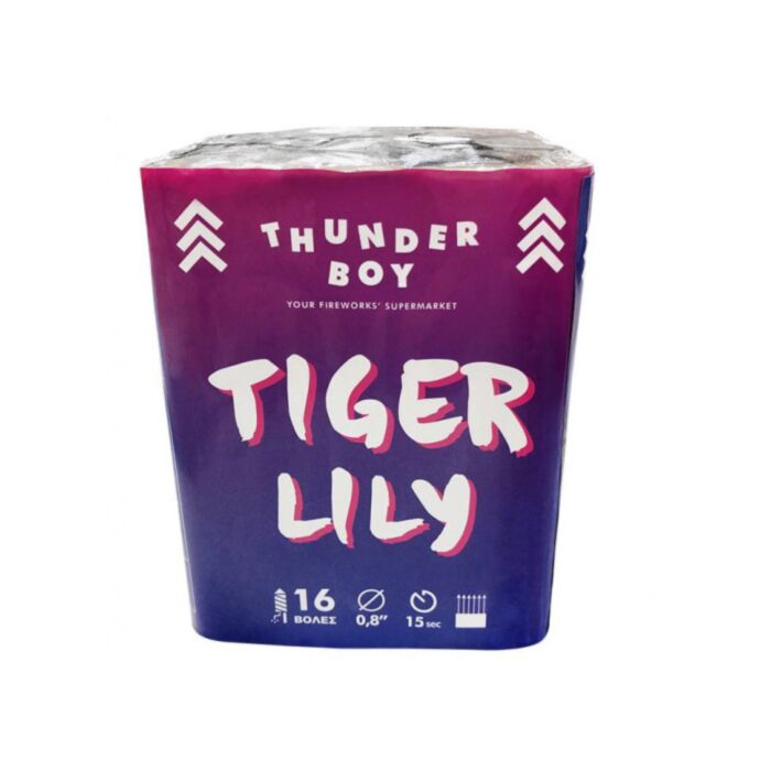 Πυροτεχνήματα 16 βολών Tiger Lily